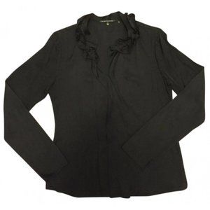 Elie Tahari Ruffle Silk Blouse